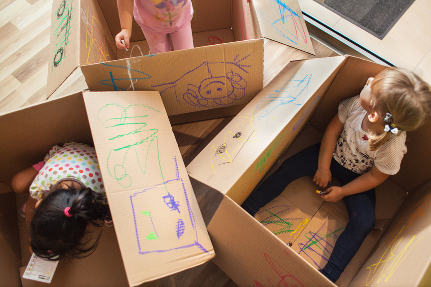 A Car! A Boat! A Robot! 8 Great Cardboard Box Craft Ideas